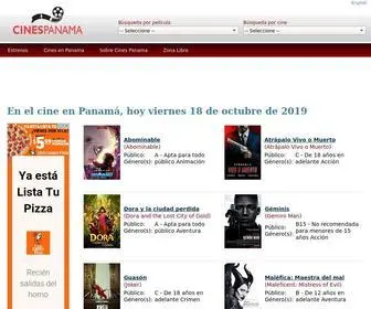 Cinespanama.com(Cartelera de cines de Panama) Screenshot