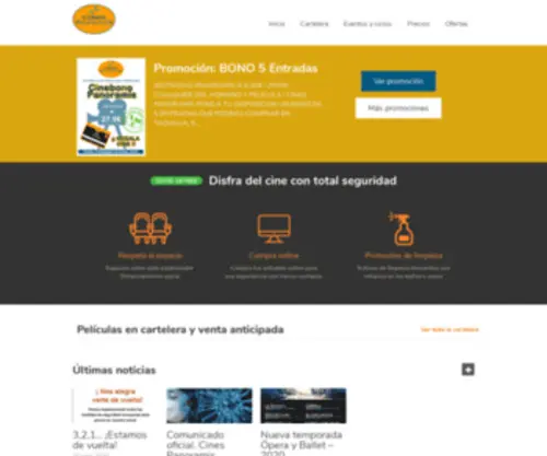 Cinespanoramis.com(エックスサーバー) Screenshot