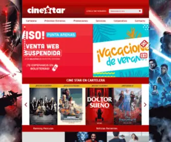 Cinestar.cl(Cine Star) Screenshot
