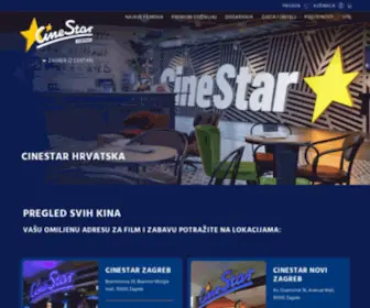 Cinestarcinemas.hr(CineStar Cinemas) Screenshot