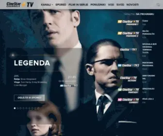 CinestartvChannels.si(CineStar TV Channels) Screenshot