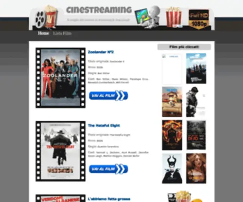 Cinestreaming.org(Film streaming in lingua originale) Screenshot