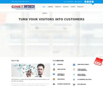 Cinet.co.in(Web Design Company India) Screenshot