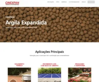 Cinexpan.com.br(Argila Expandida) Screenshot