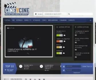 Cineycine.com(Análisis de películas y temas de cine) Screenshot