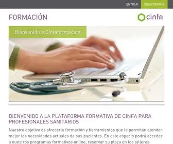 Cinfaformacion.com(Cinfa Formación) Screenshot