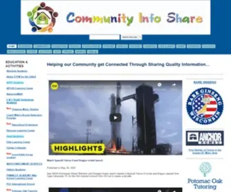 Cinfoshare.org(Community Info Share) Screenshot