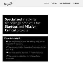 Cingerr.com(Dedicated Servers for startup projects) Screenshot