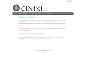 Ciniki.com(The Ciniki platform) Screenshot