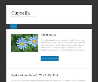 Cinjoella.com(Good things to read and create) Screenshot