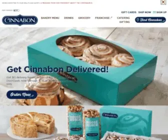 Cinnabon.com(Cinnabon Bakery Restaurant) Screenshot