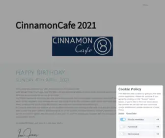 Cinnamoncafe.com(Cinnamon Cafe) Screenshot