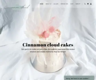 Cinnamoncloudcakes.com(Cinnamon Cloud Cakes) Screenshot