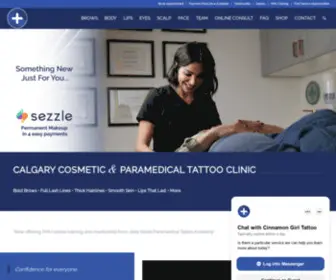 Cinnamongirlclinic.ca(Calgary's Best Permanent Makeup Tattoo Artists) Screenshot