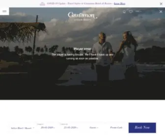 Cinnamonhotels.com(Sri Lanka Hotels) Screenshot