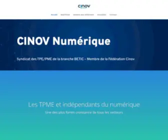 Cinov-Numerique.fr(Cinov Numerique) Screenshot