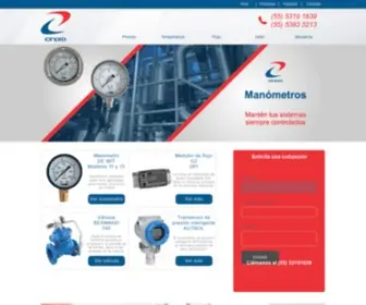 Cinpro.com.mx(Productos industriales) Screenshot