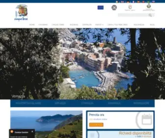 Cinqueterre.it(Benvenuto su 5terre) Screenshot