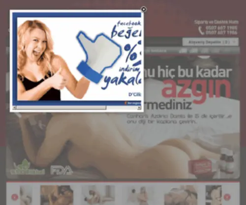 Cinselurunlermerkezi.com(Cinsel Ürünler Merkezi) Screenshot