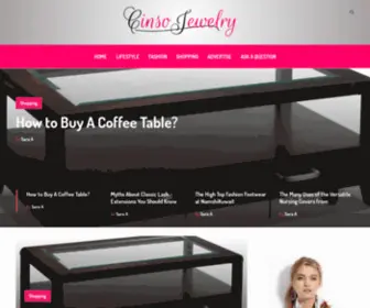 Cinsojewelry.com(Tips for Career in the Fashion Industry) Screenshot