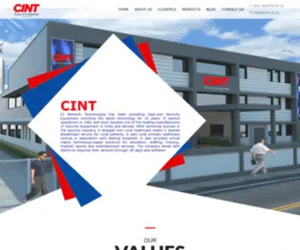 Cint.co.in(Security Equipment Manufacturer) Screenshot