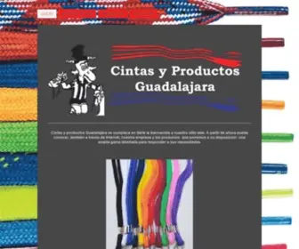 Cintasguadalajara.com(Cintas y productos Guadalajara fabricamos cintas y agujetas para zapato y calzado) Screenshot
