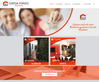 Cintiafonzo.com(Cintia Fonzo Propiedades) Screenshot