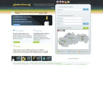 Cintoriny.sk(Virtuálne cintoríny) Screenshot