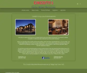 Cinzzettis.com(Cinzetti's Italian Market Restaurant) Screenshot