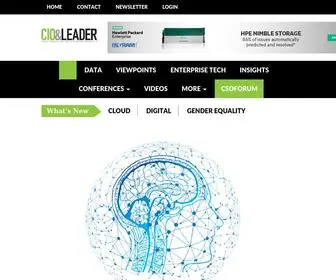 Cioandleader.com(CIO&Leader) Screenshot