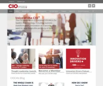 Ciocan.ca(The CIO association of Canada (CIOCAN)) Screenshot