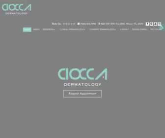 Cioccadermatology.com(Ciocca Dermatology) Screenshot