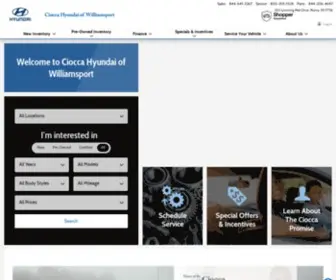 Cioccahyundaiofwilliamsport.com(Ciocca Hyundai of Williamsport) Screenshot