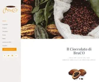 Cioccolatodibruco.com(I migliori cacao del sud America arricchiti da preziose spezie) Screenshot