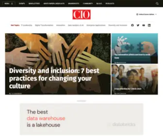Cio.com(The voice of IT leadership) Screenshot