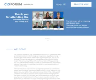 Cioforum.com.au(CIO Forum) Screenshot