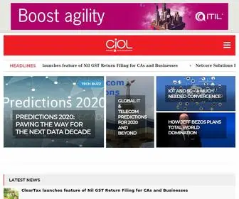 Ciol.com(Information Technology News) Screenshot