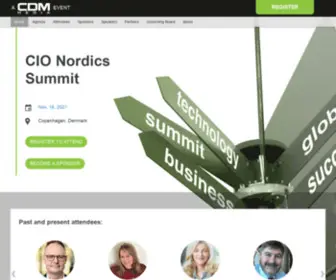 Cionordicssummit.com(CDM Media) Screenshot