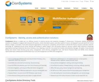 Cionsystems.com(Our Enterprise Active Directory Security Solution) Screenshot