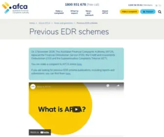 Cio.org.au(Australian Financial Complaints Authority (AFCA)) Screenshot