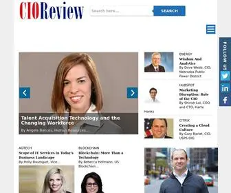 Cioreview.com(CIO Review) Screenshot