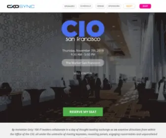 Ciosanfran.com(CIO San Francisco) Screenshot