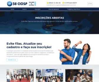Ciosp.com.br(38º CIOSP) Screenshot
