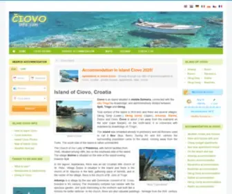 Ciovoinfo.com(Island Ciovo Travel Portal) Screenshot