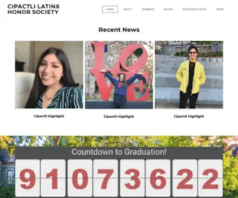 Cipactlilhs.org(CIPACTLI LATINX HONOR SOCIETY) Screenshot