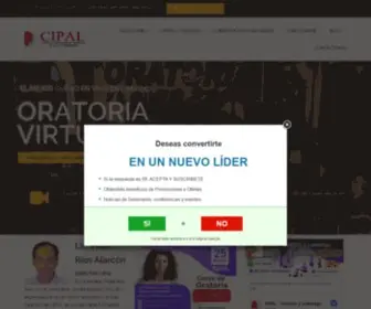 Cipal.pe(CIPAL Oratoria y Liderazgo en Lima) Screenshot