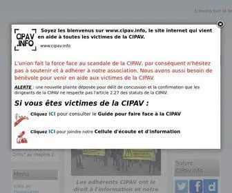 Cipav.info(Caisse de retraite) Screenshot