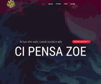 Cipensazoe.com(Ci pensa Zoe) Screenshot