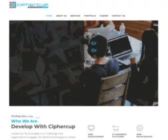 Ciphercup.com(Ciphercup) Screenshot