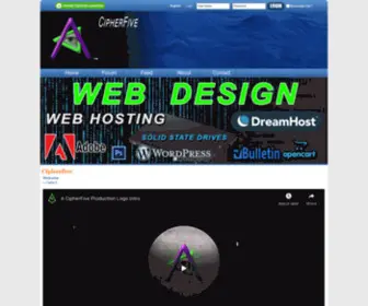 Cipherfive.com(CipherFive) Screenshot